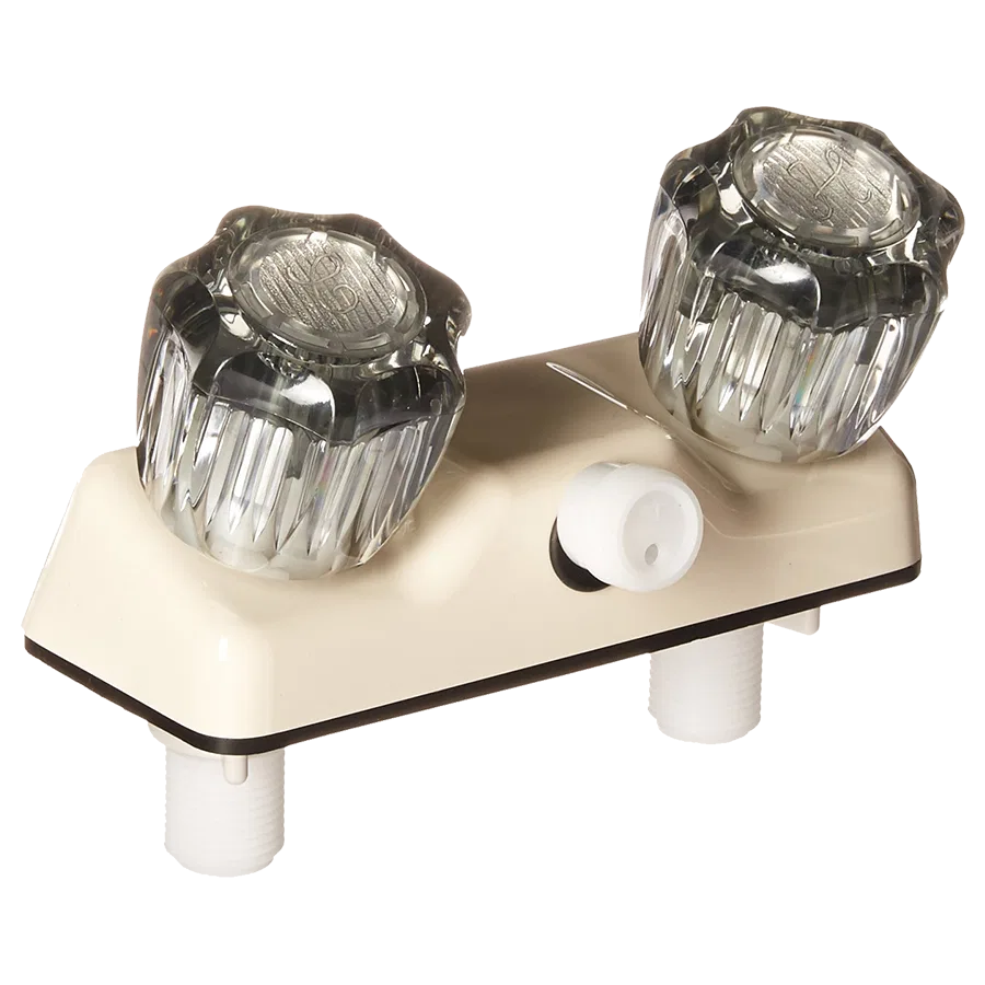 20354RP21 – LASALLE BRIS Faucet, Used For Bathtub Single Piece 4 Inch Deck Mount With Shower Valve 2 Smoked Acrylic K...